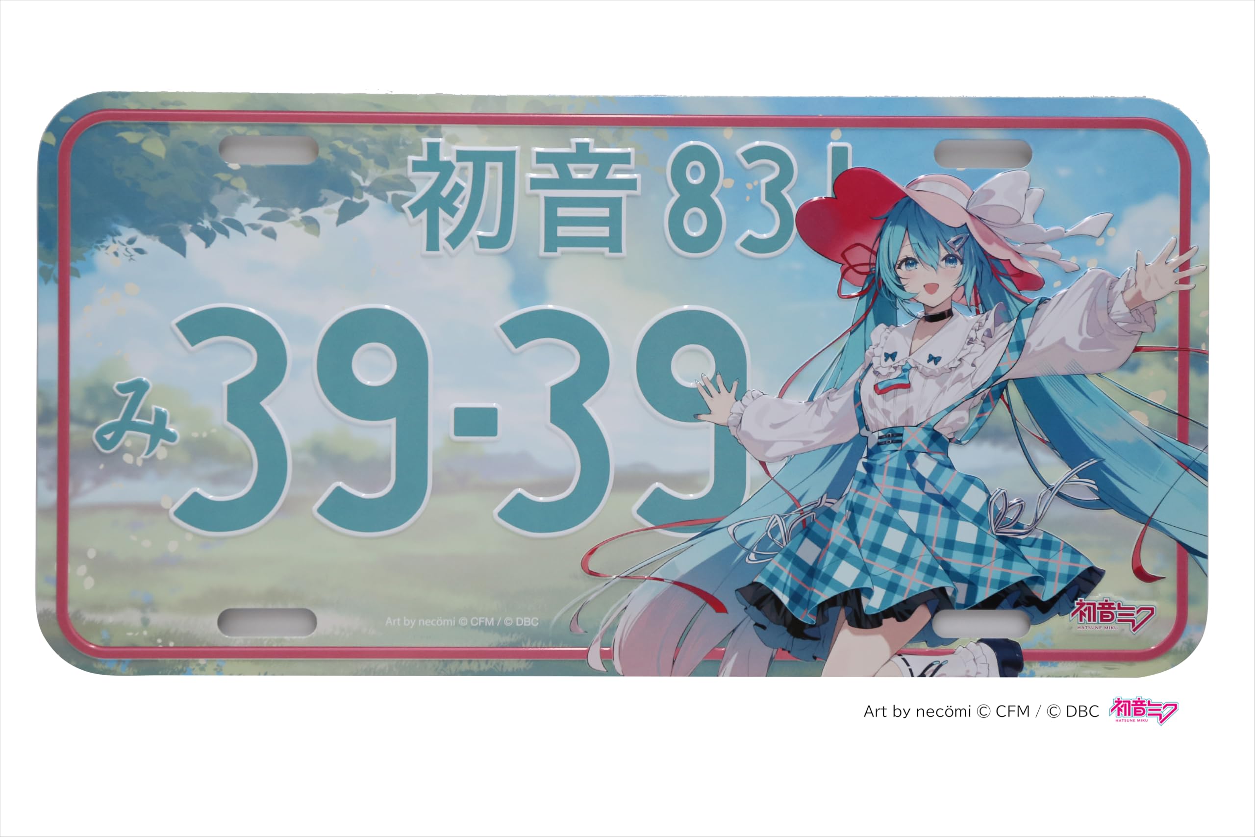 Amazon.co.jp: 初音ミク ナンバープレート（CANBUS2025ver.) アルミ